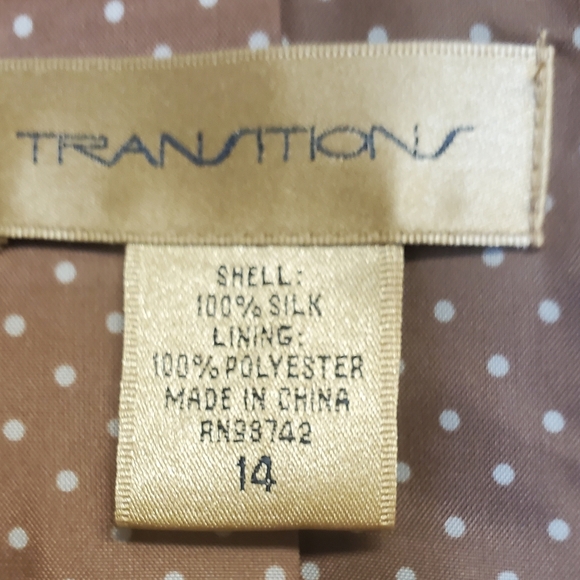 Vintage 100% Silk Black and Gold Big Check Cropped Blazer Jacket Size 14 - Picture 4 of 7